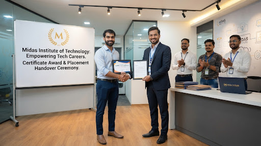 Certificate Award and Placement Offer Handover Ceremony at Midas Institute